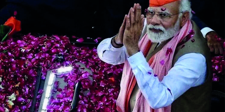 PM Modi addresses party supporters after landslide victory in Gujarat