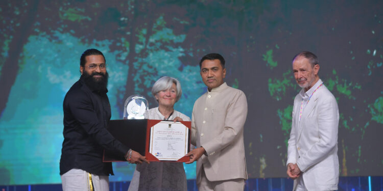 Indian Filmmaker Rishab Shetty Receives Special Jury Award for ‘Kantara’ at IFFI 54