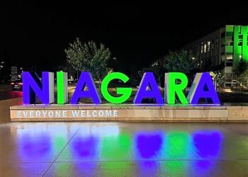 Niagara Falls Light Up in Support of Save Soil