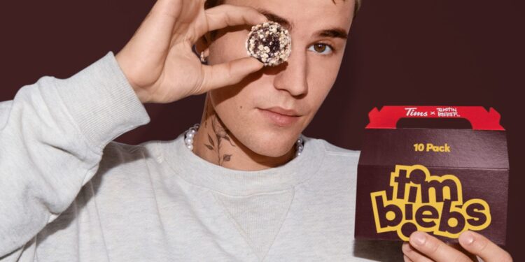 Justin Bieber Partners again with Tim Hortons for New ‘Biebs Brew’