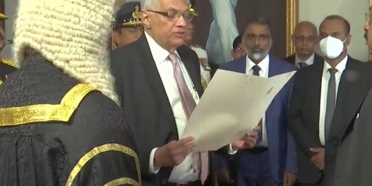 Ranil Wickremesinghe sworn-in as new Sri Lankan president