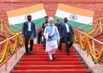 The Prime Minister, Shri Narendra Modi addressed the nation from the ramparts of the Red Fort on the Independence Day