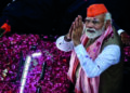 PM Modi addresses party supporters after landslide victory in Gujarat