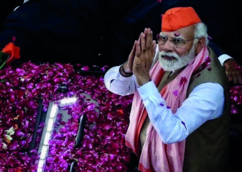 PM Modi addresses party supporters after landslide victory in Gujarat