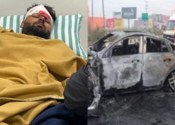 Indian cricket star Rishabh Pant suffers injuries in major car accident