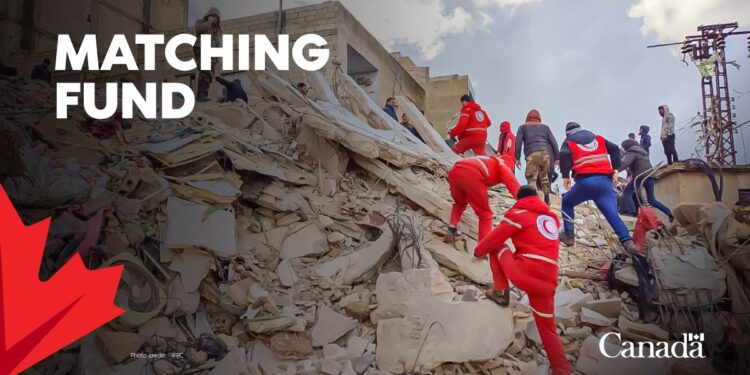 Canada to provide $10 million funding for #Türkiye and #Syria