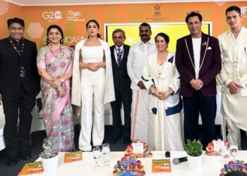 Dr L Murugan inaugurates India Pavilion at Marche du Film
