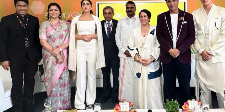 Dr L Murugan inaugurates India Pavilion at Marche du Film