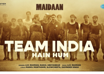 #Maidaan mein aa gayi hai team India!