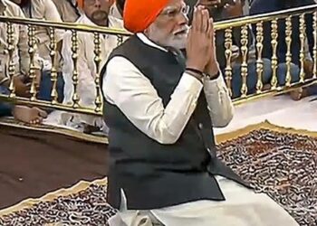 P.M Shri Narendra Modi visits Gurudwara Takhat Shri Patna Sahib ji