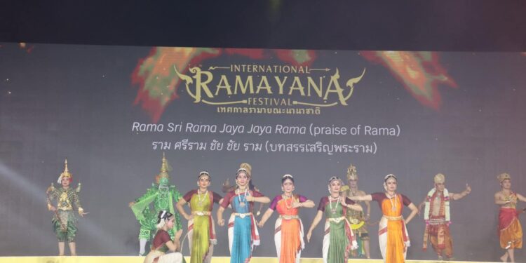 Ramlila Performance Enchants Audience at the Royal Grounds, Bangkok