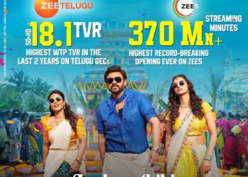 Sankranthiki Vasthunnam sets new records on ZEE5 Global and ZEE Telugu!