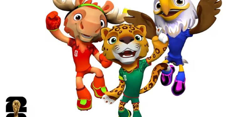 Colourful trio of mascots unveiled for first FIFA World Cup™