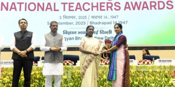 President of India Confers National Awards on Teachers