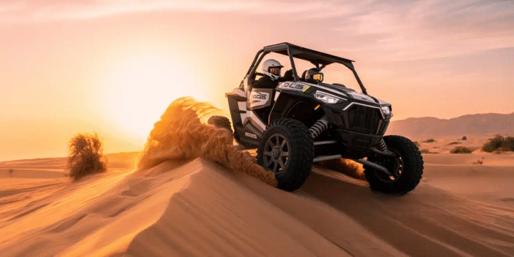 Dubai Desert Dunes at Sunset!