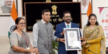 MY Bharat Receives Guinness World Record