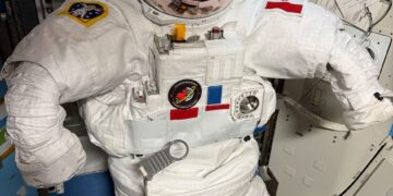 Astronaut Colonel Joshua Kutryk marks a mission milestone!